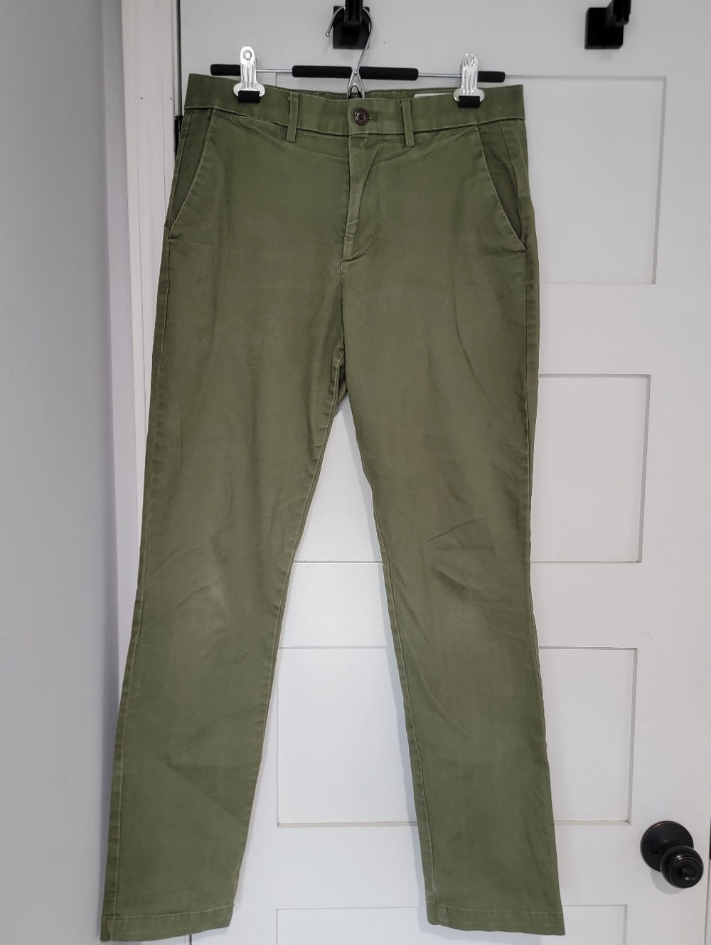 GAP Slim Fit Chino Pant, Size 31 X 32, Moss Green